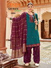 Queen Patiyala By Banwery Gadhwal Silk Online Kurti With Bottom Dupatta Wholesale